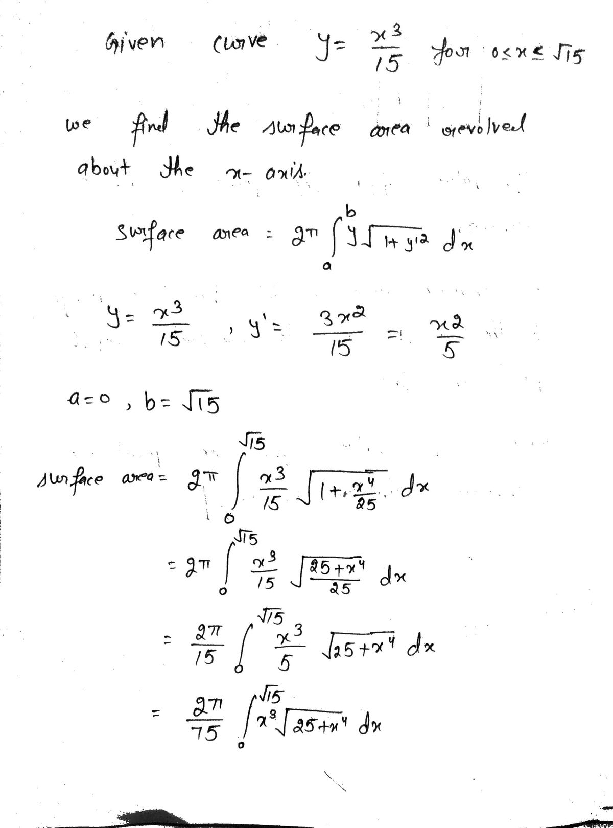 Calculus homework question answer, step 1, image 1